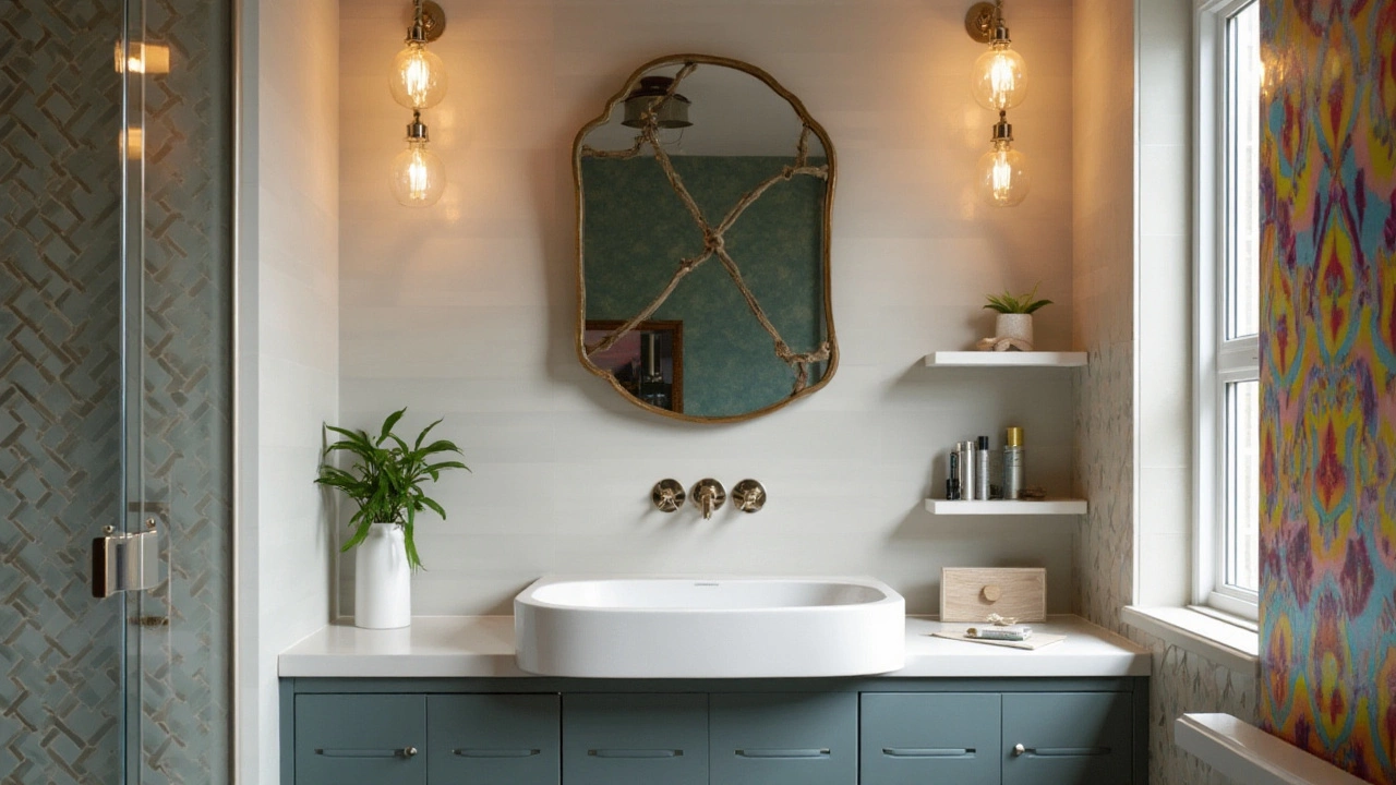 Transforming a Drab Bathroom with Style and Accessories