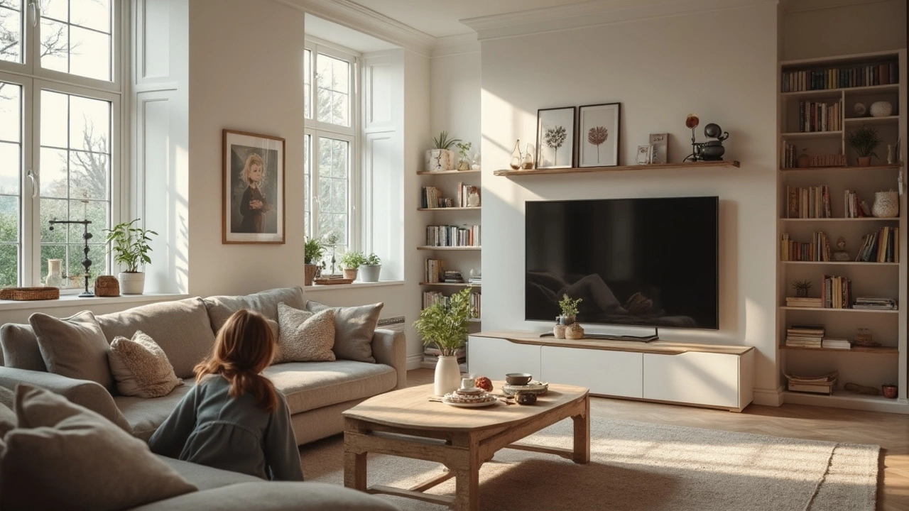 Which Wall Should a TV Go On in the Living Room?