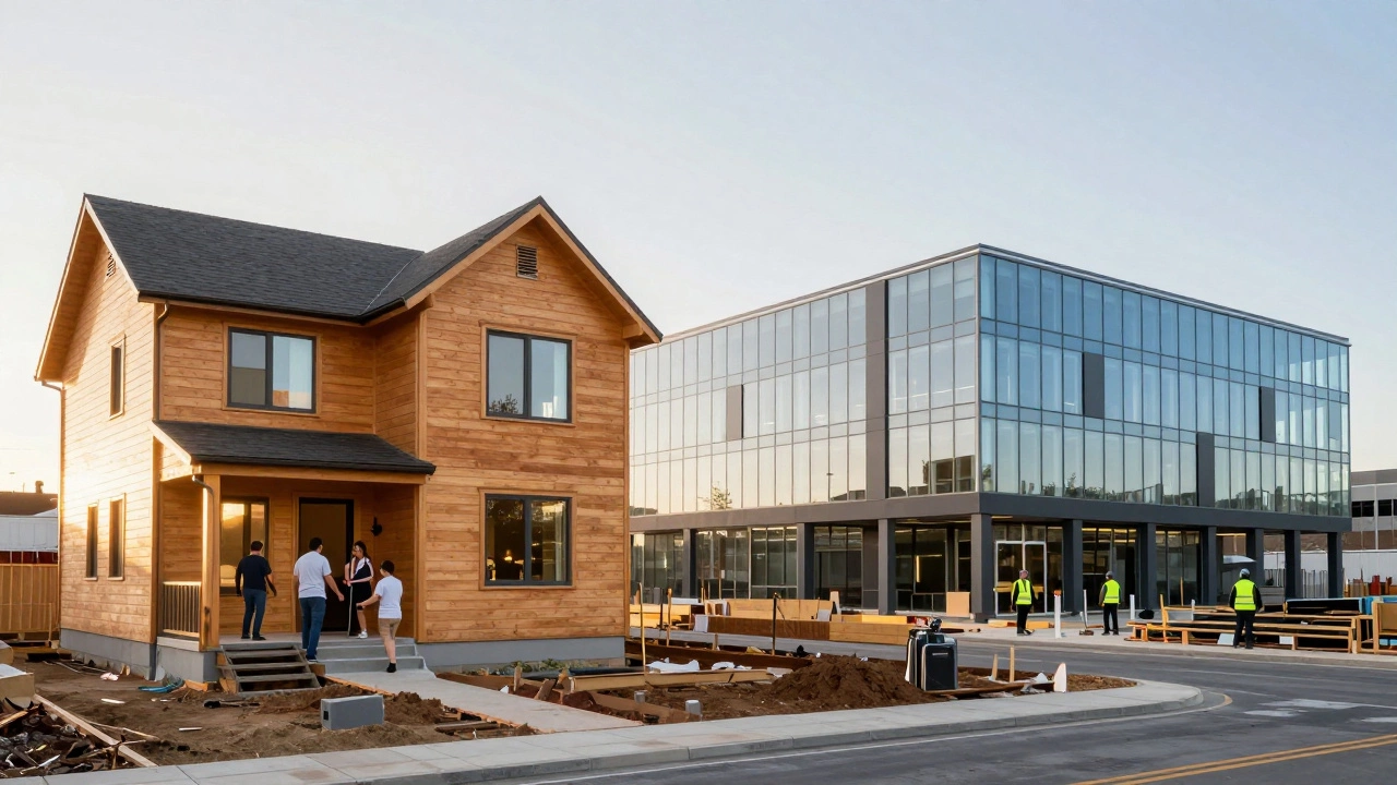 What Is the Opposite of Commercial Construction? A Clear Guide to Residential and Institutional Building