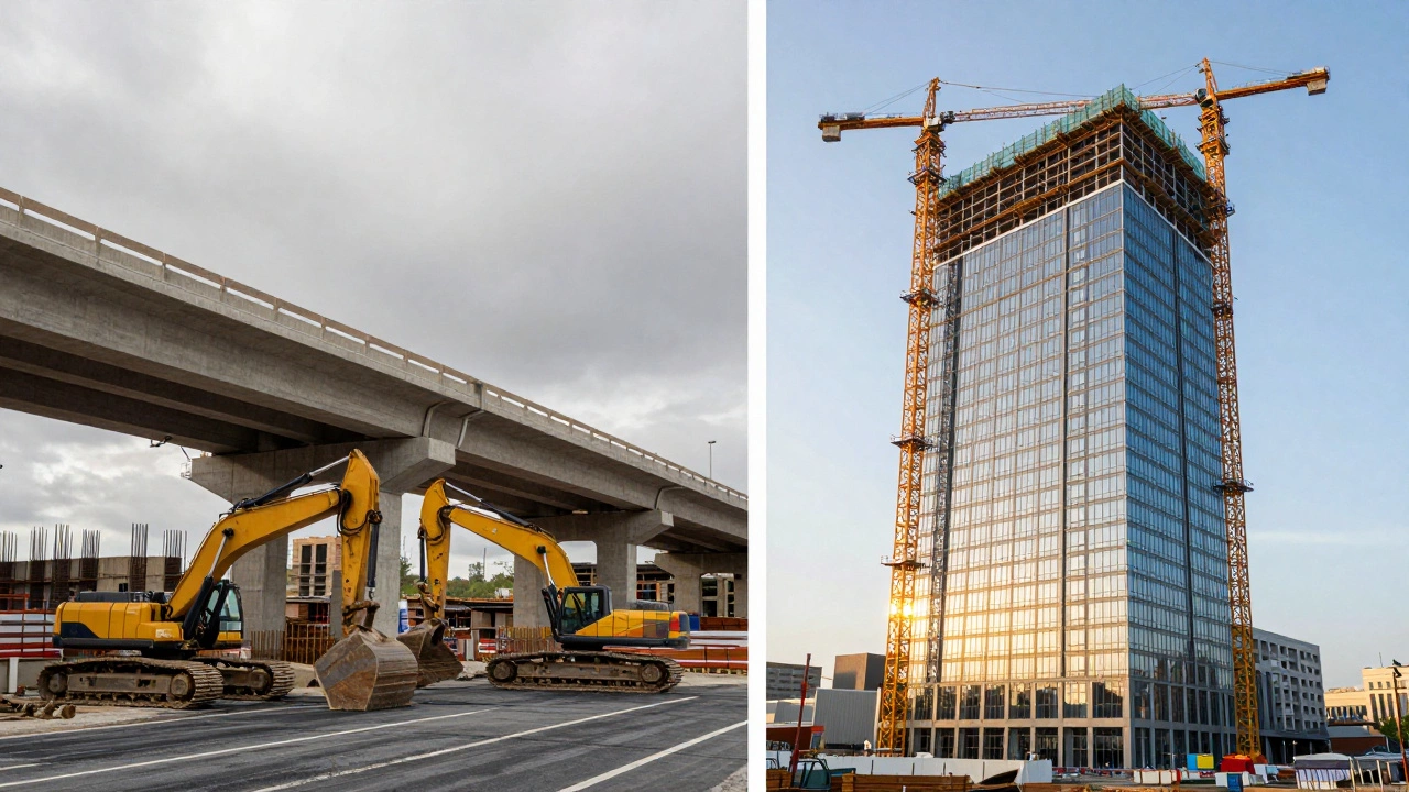 Civil vs Commercial Construction: Key Differences Explained